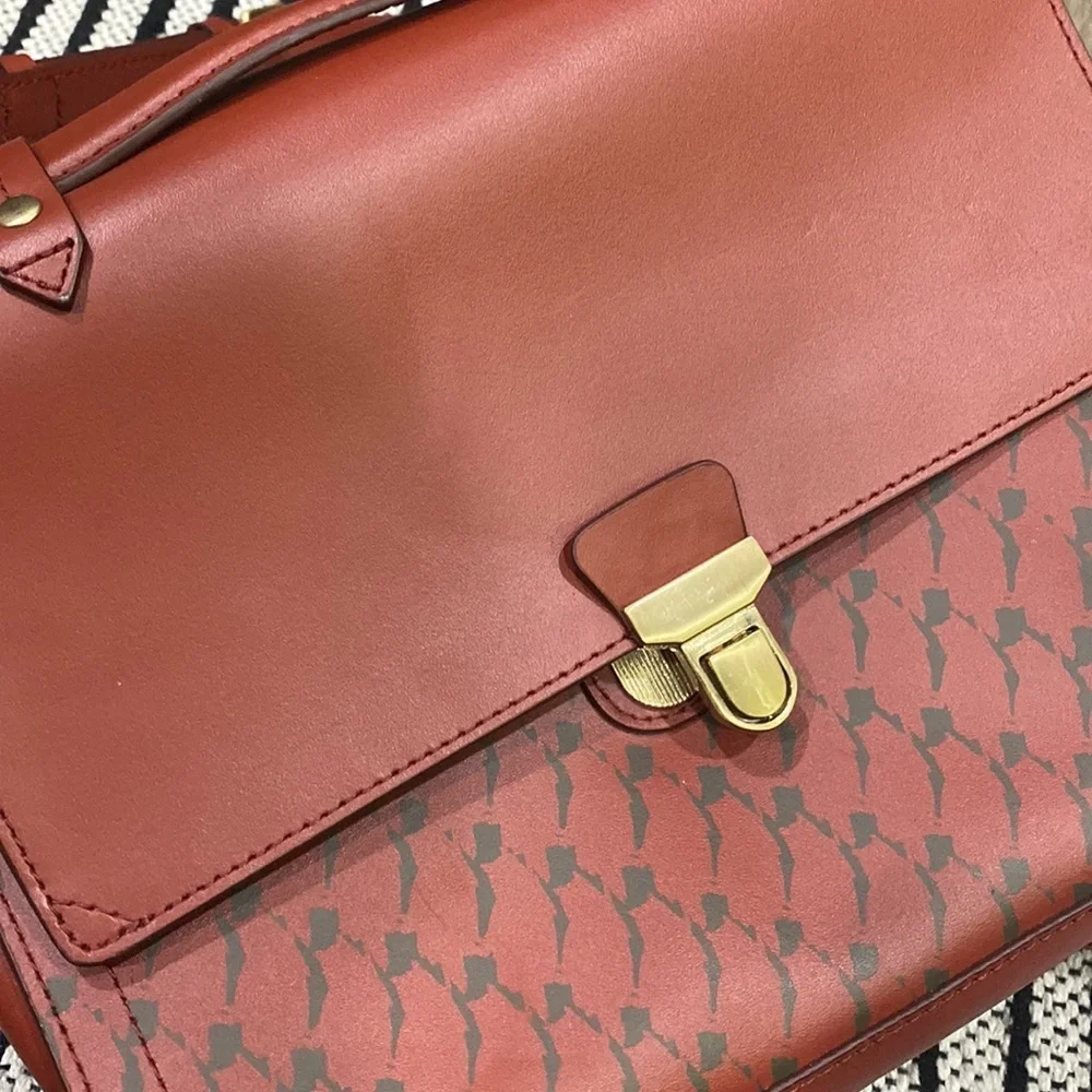 IIIBECA BY JOY GRYSON Murray St. Bag Red/Orange cross Body Bag purse - Picture 13 of 16